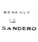 Emblema Tampa Traseira Renault Sandero 2016 B7168